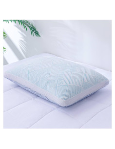 Almohada Ajustable Cotelovo Queen Viscosa Bambú Espuma Memoria