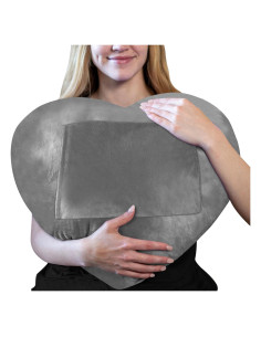 Almohada en forma de corazón Zomaple para recuperación postquirúrgica