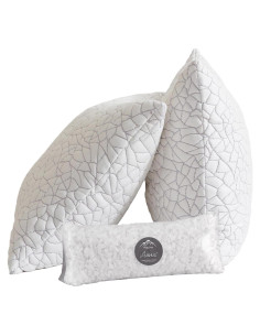 Juego de 2 almohadas ajustables KUSNUG espuma viscoelástica queen