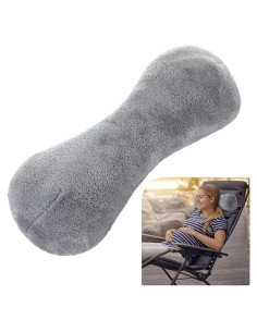 Almohada para el Cuello Colingmill Gris Ajustable 45.72x17.78cm