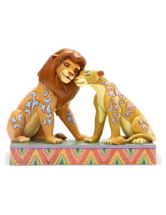 Figurita Enesco Disney Traditions Simba y Nala 13 cm