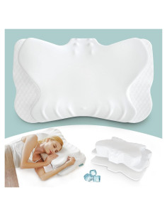 Almohada Cervical Ajustable Releep - Espuma Viscoelástica Enfriadora