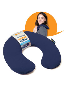 Almohadilla Térmica para Cuello SunnyBay 38x38 cm Algodón Azul