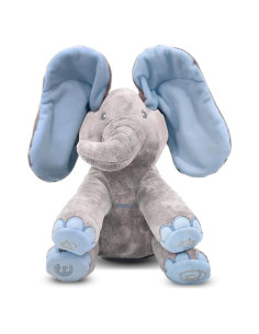 Elefante de Peluche Interactivo Dimple Kyle 30.48 cm Azul