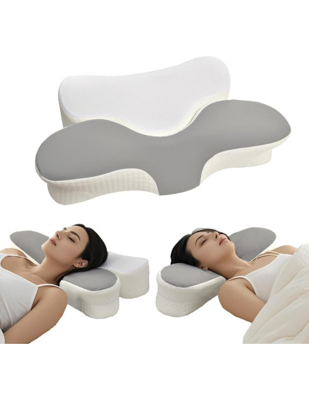 Almohada Ergonómica XWZO para Cuello - Espuma de Memoria 62x40cm