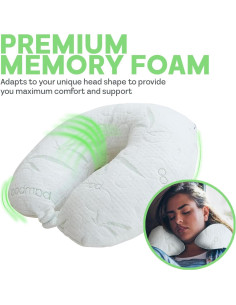 Almohada de Cuello Ergonomica Sacred Thread - Espuma de Memoria Refrigerante 2