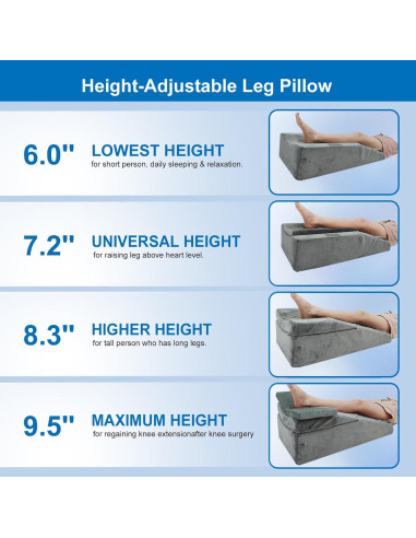 Cojín Elevador de Rodilla ChunxiFurnis CX-KE Ajustable 15-24 cm