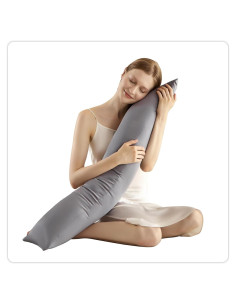 Pillow de Cuerpo con Peso MIOTO 2.95kg Tencel Gris 104cm