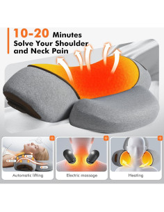 Almohada Masajeador de Cuello Zhaotingrui 3-en-1 con Calor 2