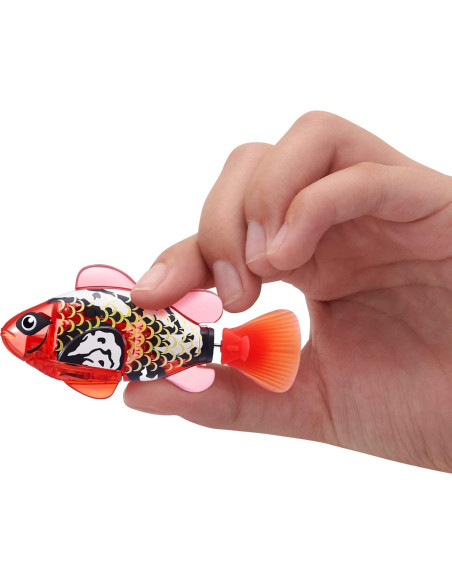 Robo Fish ZURU Pez Robótico Nadador Azul y Rojo 2 Piezas Robo Fish ZURU Pez Robótico Nadador Azul y Rojo 2 Piezas