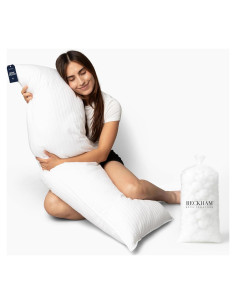 Almohada Corporal Beckham 50.8x137.2cm Algodón 100% Relleno Plumas