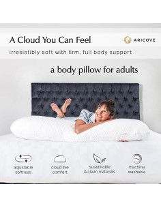 Almohada Corporal Aricove 50.8x137.2 cm Ajustable Tencel 2