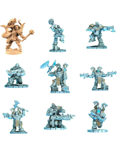 Paquete de 40 Miniaturas de Fantasía TYL - Resina Sin Pintar 32mm