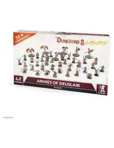 Conjunto de Miniaturas Dungeons & Lasers Archon 42 Modelos 28mm