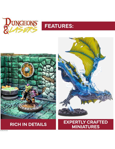 Conjunto de Miniaturas Dungeons & Lasers Archon 42 Modelos 28mm