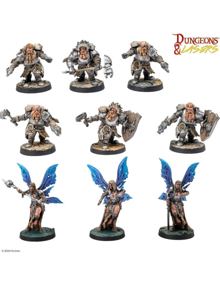 Conjunto de Miniaturas Dungeons & Lasers Archon 42 Modelos 28mm Conjunto de Miniaturas Dungeons & Lasers Archon 42 Modelos 28mm