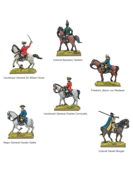 Miniaturas pintables Warlord Games - Comandantes Revolución 28mm Miniaturas pintables Warlord Games - Comandantes Revolución 28mm