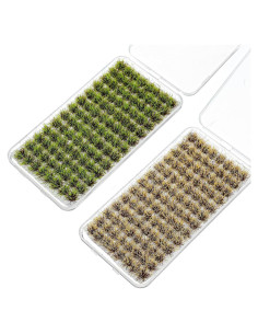 208PCS Hierba Artificial Meyeyaia para Paisajes Miniatura