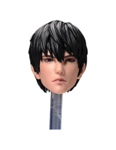 Escultura de Cabeza Masculina 1/6 Kylin Zhang PVC 30.48 cm