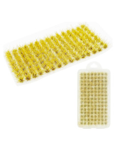 Woohome 120 Tufts de Hierba Estática Amarilla para Paisaje Miniatura