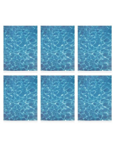 18 Hojas de Calcomanías de Agua en Olas VILLCASE 29.5x21cm