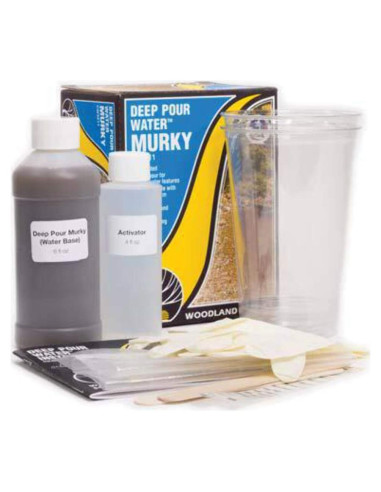 Agua Vertida Profunda Turbia Woodland Scenics 355ml