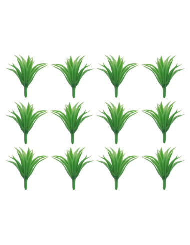 Modelo de Césped Plástico Verde Mini JianLing 50 Piezas 3.5cm