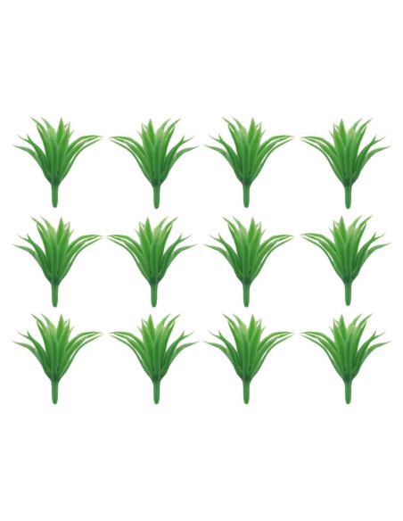 Modelo de Césped Plástico Verde Mini JianLing 50 Piezas 3.5cm