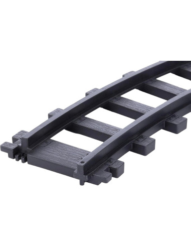 Paquete de Pista Curvada de Plástico Negro Lionel Gauge O 12 Piezas