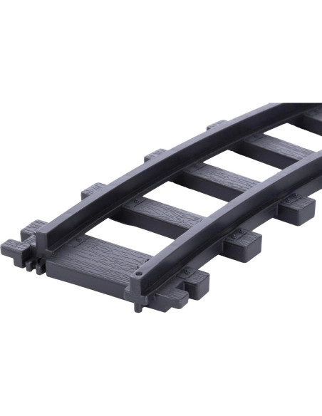 Paquete de Pista Curvada de Plástico Negro Lionel Gauge O 12 Piezas