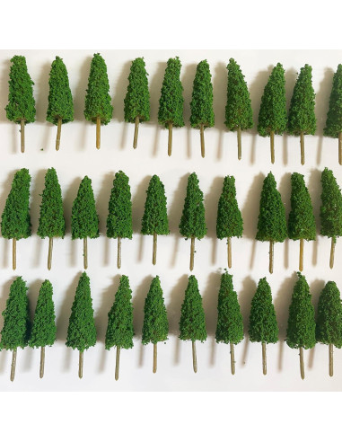 Árboles Miniatura NEOLIAN 85mm Verde 20 Pcs para Dioramas