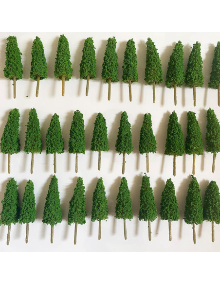 Árboles Miniatura NEOLIAN 85mm Verde 20 Pcs para Dioramas