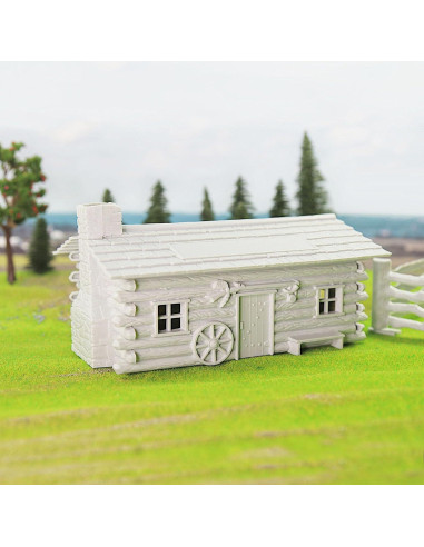 Modelo de Establo de Granja Evemodel JZO02JJ sin Pintar 1:48