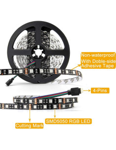 Tira LED 5050 SUPERNIGHT 5m RGB Multicolor para Decoración 2