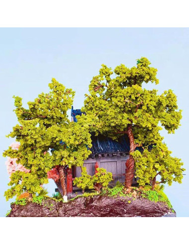Polvo de Árbol Verde Claro Wmhanler 260ml para Diorama DIY