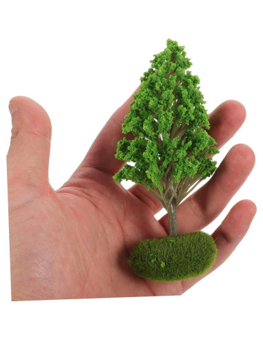 2 Árboles Miniatura Realistas NUOBESTY para Diorama 12.5cm