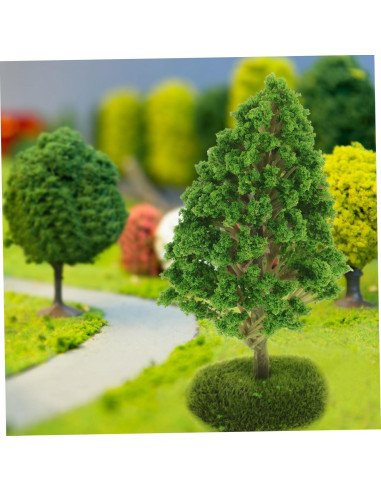 2 Árboles Miniatura Realistas NUOBESTY para Diorama 12.5cm