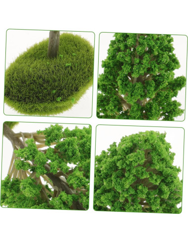 2 Árboles Miniatura Realistas NUOBESTY para Diorama 12.5cm
