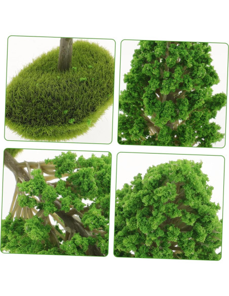 2 Árboles Miniatura Realistas NUOBESTY para Diorama 12.5cm