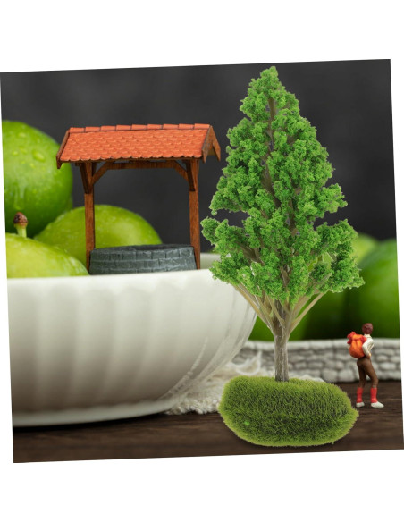 2 Árboles Miniatura Realistas NUOBESTY para Diorama 12.5cm