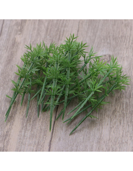 100pcs Árboles de Bambú Miniatura NUOLUX para Dioramas