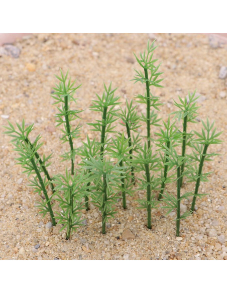 100pcs Árboles de Bambú Miniatura NUOLUX para Dioramas