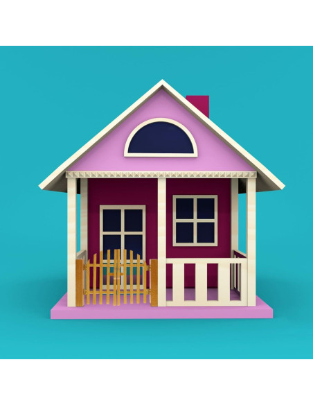 Puerta de Madera Miniatura NUOBESTY para Jardín de Hadas 13.3x12.5cm Puerta de Madera Miniatura NUOBESTY para Jardín de Hadas 13.3x12.5cm