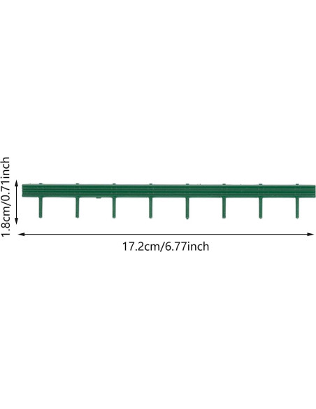 Modelo Barandilla de Escena de Carretera Colaxi 17.2CM Verde