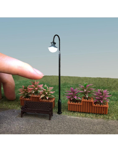 100pcs Árboles Miniatura Coloridos NW para Modelismo Escenario