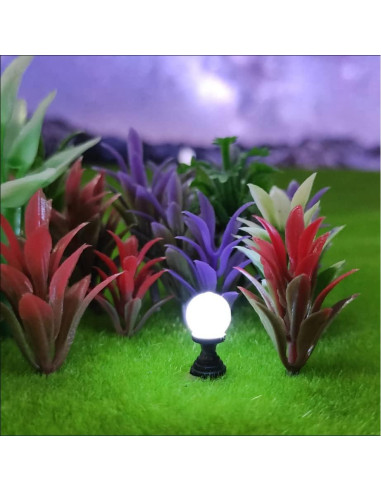 100pcs Árboles Miniatura Coloridos NW para Modelismo Escenario