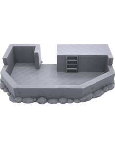 Escenografía de Terreno EnderToys Asedio La Costa 28mm 2