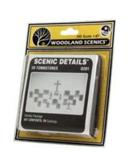 Detalles Escénicos Woodland Scenics HO 20 Piezas