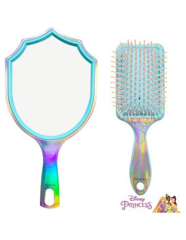 Conjunto de Spa Disney Ariel para Niñas - Cepillo y Espejo