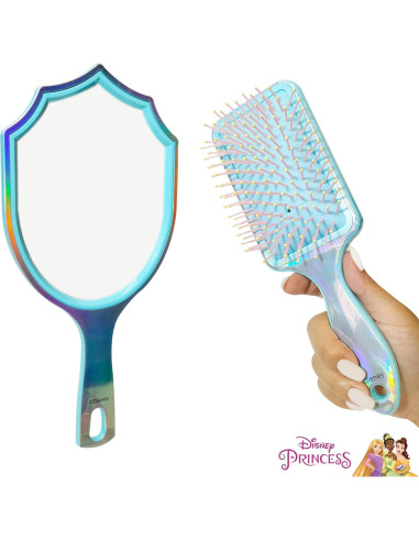 Conjunto de Spa Disney Ariel para Niñas - Cepillo y Espejo